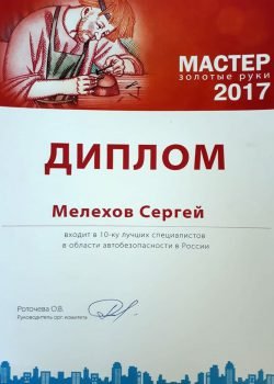 Диплом мастер золотые руки